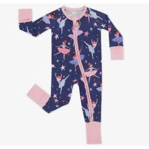 Little Sleepies Ballerina Star/Twilight Ballet Bamboo Zippy 6-12,12-18,18-24,3T